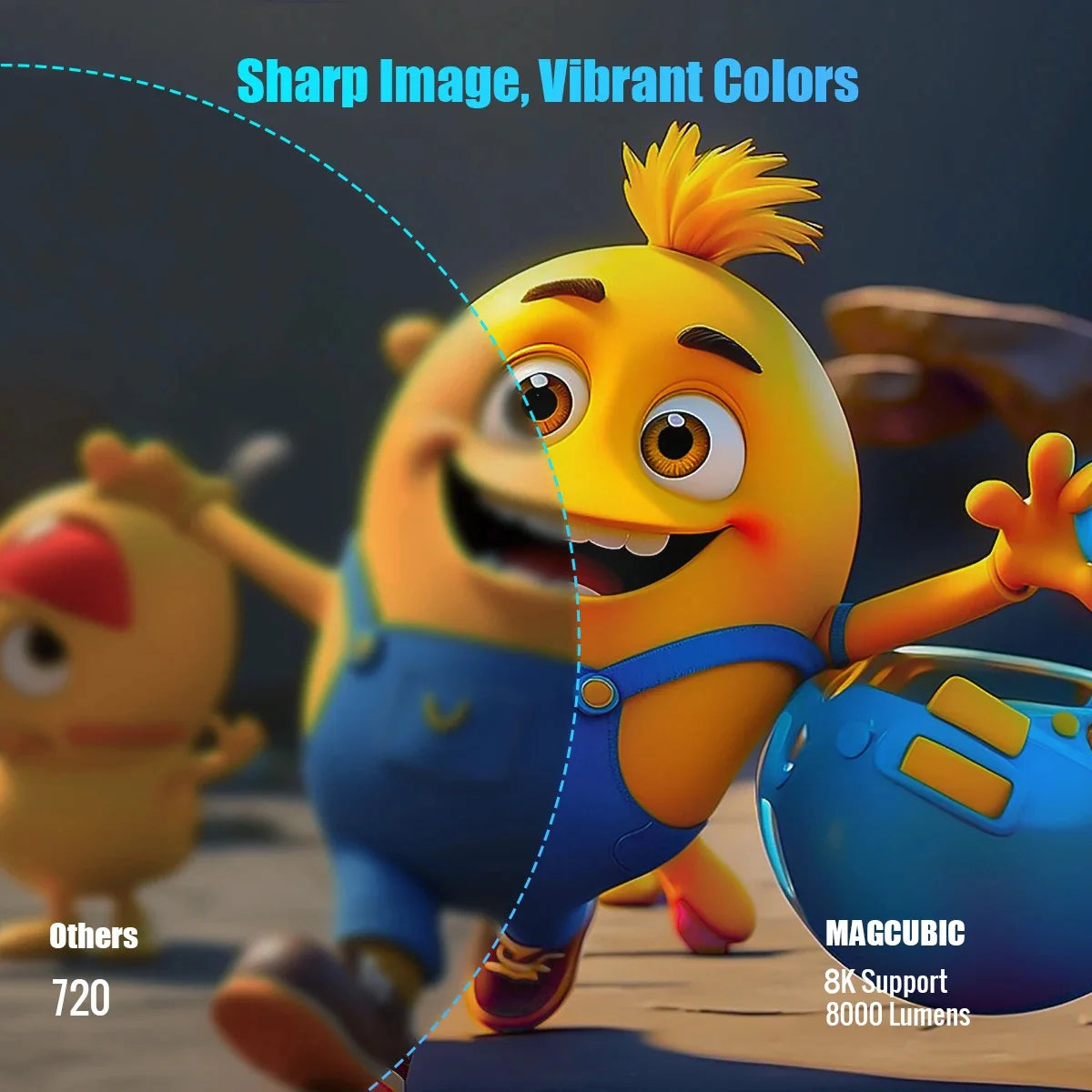 The Smart 180° Cinema Projector